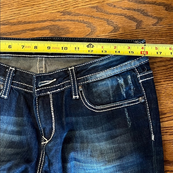Rock Revival Dark Wash Skinny Jeans, NWOT, 12 - Picture 9 of 10